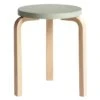 Artek Aalto Stool 60, Green - Birch -Fatboy Sales Store 27 Artek91 20 TH