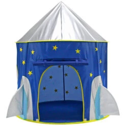 Livingandhome Children Kids Play Tent Rocket Shape Playhouse 11 Livingandhome Children Kids Play Tent Rocket Shape Playhouse -Fatboy Sales Store 28269478 5