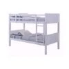 Lala White Wooden Bunk Bed, Converts To 2 Small Single Beds (Frame Only) - 2FT6 Small Single -Fatboy Sales Store 29016701 1