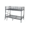 Torquay 3FT Single Metal Bunk Bed Frame In Silver (Frame Only) -Fatboy Sales Store 29016703 1