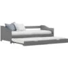 Pull-out Sofa Bed Frame Grey Pinewood 90x200 Cm -Fatboy Sales Store 29790710 1
