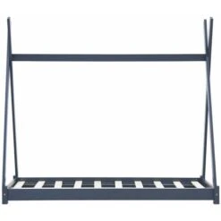 Kids Bed Frame Grey Solid Pine Wood 70x140 Cm -Fatboy Sales Store 29790841 3