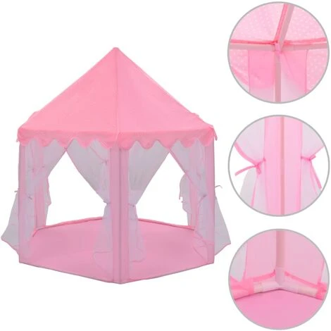 Princess Play Tent Pink 3 Princess Play Tent Pink