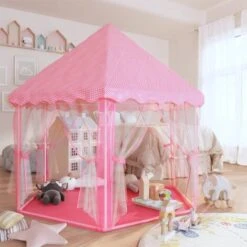 Princess Play Tent Pink 9 Princess Play Tent Pink -Fatboy Sales Store 29798415 3