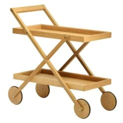 Design House Stockholm Exit Trolley, Oak