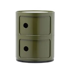 Kartell Componibili Storage Unit, 2 Modules, Green