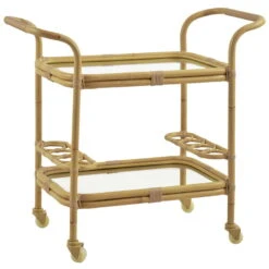 Sika-Design Carlo Exterior Bar Trolley, Natural