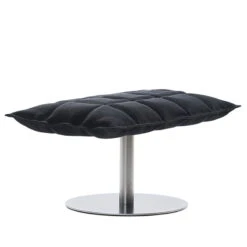 Woodnotes K Ottoman, Wide, Base Plate, Black