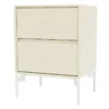 Montana Furniture Drift Nightstand, Snow Legs - 150 Vanilla -Fatboy Sales Store 2 Montana 21 th