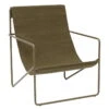 Ferm LIVING Desert Lounge Chair, Olive -Fatboy Sales Store 3009FermLiving AK