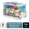 Bestway Up, In & Over Antimicrobial 100 Play Balls With Germ Shield 6.5 Cm -Fatboy Sales Store 30891135 1