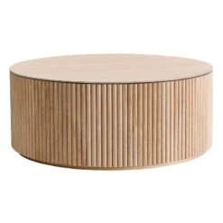 Asplund Grand Palais Coffee Table, 92 Cm, White Stained Oak