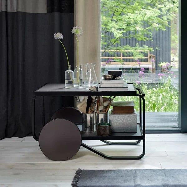 Artek Aalto Tea Trolley 901, All Black 4 Artek Aalto Tea Trolley 901, All Black - Image 2