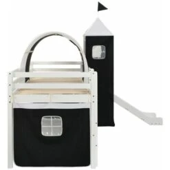 Nehru European Single Mid Sleeper Bed With Curtain By Zoomie Kids -Fatboy Sales Store 32361685 3