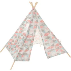 Play Tent Teepee Kids Play House Indoor Sleeping Multicolor