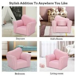 Children Single Sofa Kids Sofa Chair Bent Back -Pink -Fatboy Sales Store 37853714 4