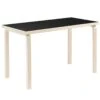 Artek Aalto Table 80A, Birch - Black