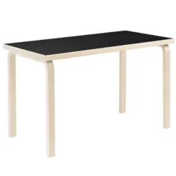 Artek Aalto Table 80A, Birch - Black