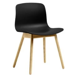 HAY About A Chair AAC12 Eco, Lacquered Oak - Black