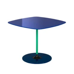 Kartell Thierry Side Table, 50 X 50 Cm, Blue -Fatboy Sales Store 4040bl 2 role role