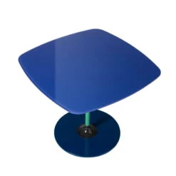 Kartell Thierry Side Table, 50 X 50 Cm, Blue -Fatboy Sales Store 4040bl 3 role role