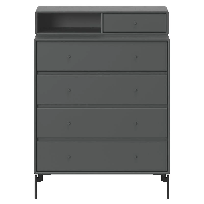 Montana Furniture Keep Chest Of Drawers, Black Legs - 04 Antracite 3 Montana Furniture Keep Chest Of Drawers, Black Legs - 04 Antracite