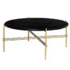 GUBI TS Coffee Table, 80 Cm, Brass - Black Marble -Fatboy Sales Store 48GubiTS iso HV