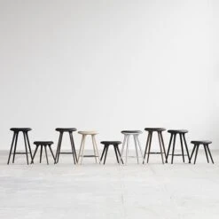 Mater High Stool, 69 Cm, Black Stained Beech -Fatboy Sales Store 48Mater iso HV