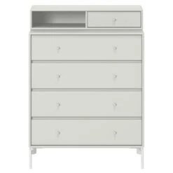 Montana Furniture Keep Chest Of Drawers, Snow Legs - 09 Nordic