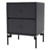 Montana Furniture Drift Nightstand, Black Legs - 04 Antracite -Fatboy Sales Store 4 Montana 21 th