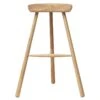 Form & Refine Shoemaker Chair No. 78 Bar Stool, White Oiled Oak -Fatboy Sales Store 50Form and refine 19 TH