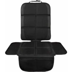 Waterproof Child Car Seat Protector Anti-Slip Vehicle Leather Seat Protectors With Organizer Pockets Easy To Clean