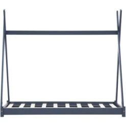 Topdeal Kids Bed Frame Grey Solid Pine Wood 80x160 Cm VDTD24216 9 Topdeal Kids Bed Frame Grey Solid Pine Wood 80x160 Cm VDTD24216 -Fatboy Sales Store 51867437 3