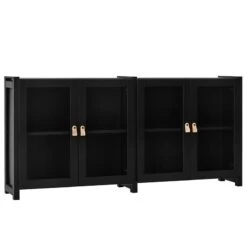 Lundia Moments Cabinet, Low, Black