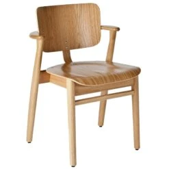 Artek Domus Chair, Lacquered Oak