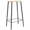 Frama Adam Stool, 76 Cm, Oak - Matt Black -Fatboy Sales Store 53Frama18 iso TH