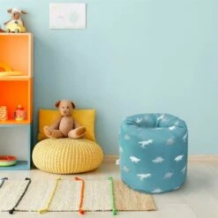 Ready Steady Bed Children's Kids Indoor Living Room Bean Bag Chair (Rex) -Fatboy Sales Store 54385340 5