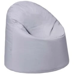 Ready Steady Bed Outdoor Kids Bean Bag Chair Indoor Comfy Seat Child's Ergonomic Durable Comfort, Silver