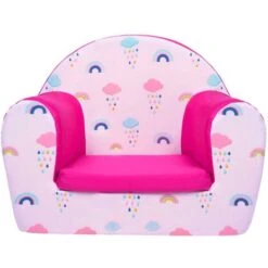 Ready Steady Bed Kids Sofa Seat Chair Children Mini Armchair Great For Playroom Kids Room Living Room Colourful Durable And Lightweight, Rainbow