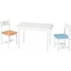 GIZCAM 3PCS Kids Table & Chair Set Children Wooden Furniture Toddler Drawing Desk -Fatboy Sales Store 54458818 1