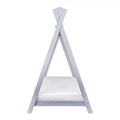 Teepee Toddler Bed With Spring Mattress & Removable Washable Water Resistant Cover - Grey 9 Teepee Toddler Bed With Spring Mattress & Removable Washable Water Resistant Cover - Grey -Fatboy Sales Store 54497629 3
