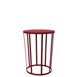 Petite Friture Hollo Side Table, Burgundy