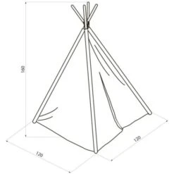 Play Tent World Map Black And White Sunny -Fatboy Sales Store 59181666 3