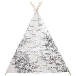 Play Tent World Map Black And White Sunny -Fatboy Sales Store 59181666 5