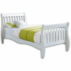 Chester White Pine Single Bed V2