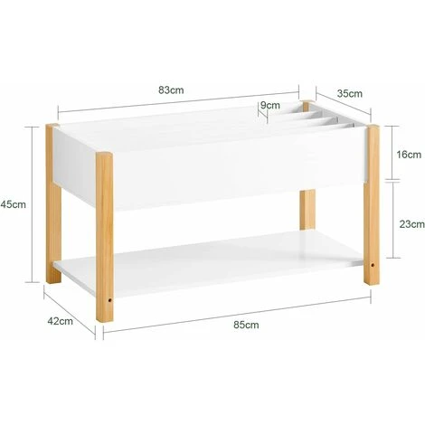 SoBuy Children Kids Bookcase Book Shelf Toy Shelf Storage Display Shelf Rack Organizer,KMB35-W 5 SoBuy Children Kids Bookcase Book Shelf Toy Shelf Storage Display Shelf Rack Organizer,KMB35-W - Image 3