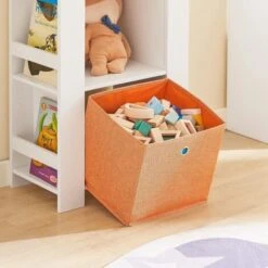 SoBuy Children Kids Bookcase Book Shelf Toy Shelf Storage Rack,KMB48-W -Fatboy Sales Store 59941592 5