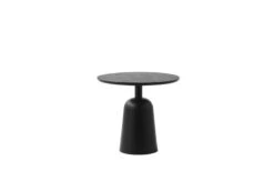 Normann Copenhagen Turn Side Table 55 Cm, Black -Fatboy Sales Store 602248 Normann Copenhagen Turn Table Black 02