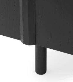Normann Copenhagen Rib Sideboard, 159 Cm, Soft Black -Fatboy Sales Store 607753 Rib Sideboard Black Oak 04 role