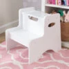 KidKraft Two-Step Stool - White - Children's Furniture -Fatboy Sales Store 63013806 1